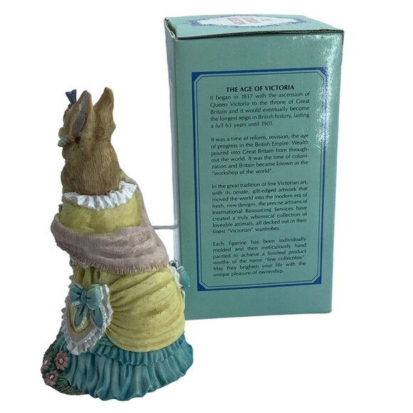 Vtg The Victorian Collection Elizabeth Longears Figurine Rabbit Anthropomorphic - Picture 3 of 7